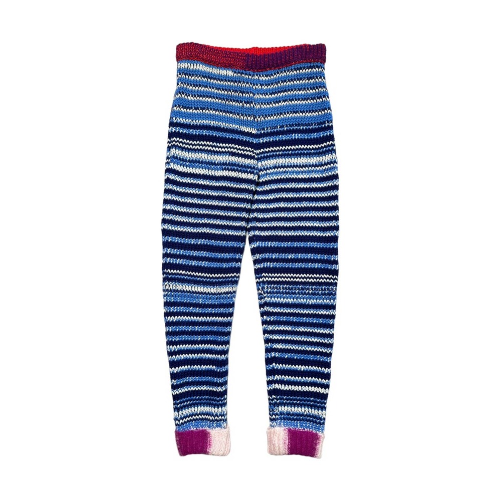 RARE knit adjustable multicolor pant - Picture 2 of 6